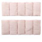 Protège barreaux tour de lit modulable respirant vieux rose