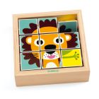 Puzzle pivotant en bois 9 pcs Tournanimo