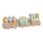 Train à blocs en bois - Safari Friends