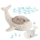 Veilleuse bébé projection plafond musicale Famille baleine tranquille Blanche