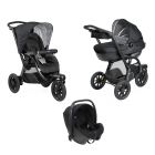 Poussette trio Activ3 I-Size Jet black