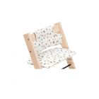 Coussin chaise haute Tripp Trapp coton bio Lucky Grey