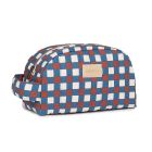 Trousse de toilette imperméable Hyde Park Blue Red Mosaic