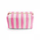 Trousse de toilette bébé Vic Rayée Fraise