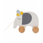 Jouet à tirer en bois Éléphant