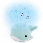 Veilleuse projecteur Wally la baleine bleu