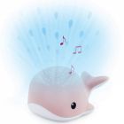 Veilleuse projecteur Wally la baleine rose