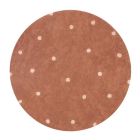 Tapis rond Ø 140 cm Pois Chestnut