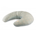 Coussin d'allaitement Luna - White gatsby antique green