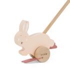 Jouet à pousser en bois - Mrs. Rabbit