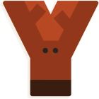 Lettre animaux graphiques Y