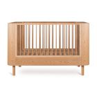 Lit bébé 70x140 cm évolutif en canapé Yume Natural ash