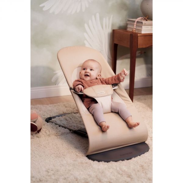 Transat bébé Balance Coton Beige et kaki