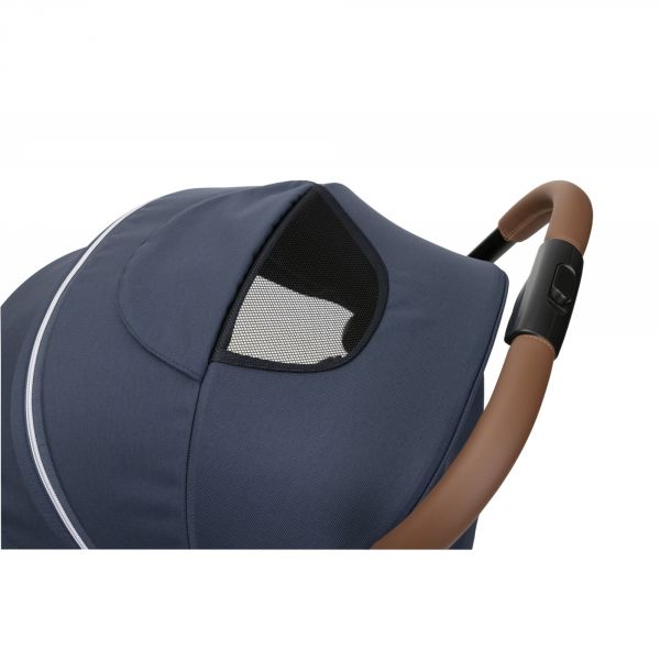 Poussette duo Goody Xplus - Radiant blue + Siège auto First Seat Recline i-Size Black satin