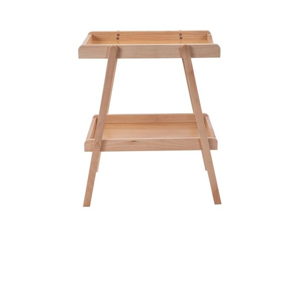 Table à langer avec 2 plateaux Léna Vernis naturel