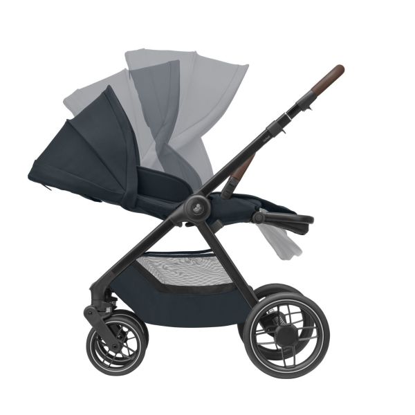 Poussette duo Oxford + siège auto Pebble 360 Essential Graphite + Base FamilyFix 360