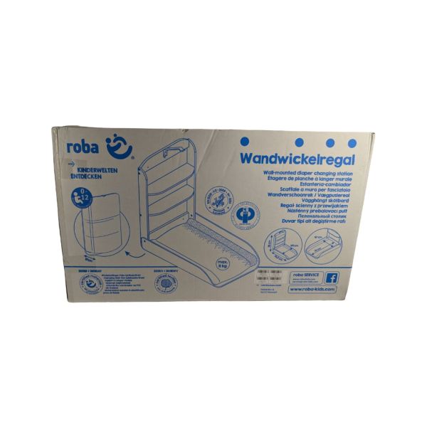 Les imparfaits - Table à langer murale avec matelas à langer Frosty green