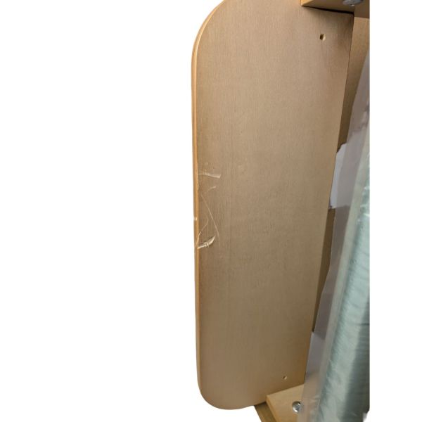 Les imparfaits - Table à langer murale avec matelas à langer Frosty green