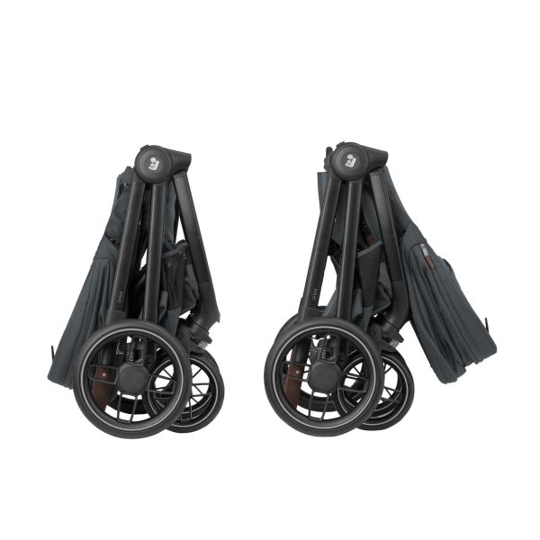 Poussette trio Oxford + siège auto Pebble 360 +nacelle Sense Twillic Graphite + base FamilyFix 360