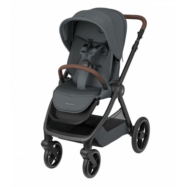 Poussette trio Oxford + Siège auto Pebble S + nacelle Sense Graphite + base Family Fix S