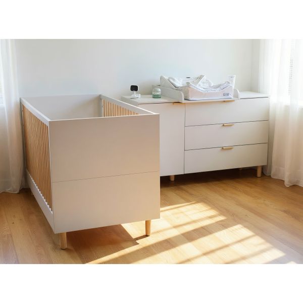 Chambre bébé duo lit 70x140 + commode à langer Cosy Clay