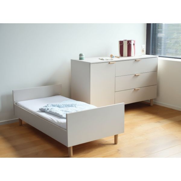 Chambre bébé duo lit 70x140 + commode à langer Cosy Clay