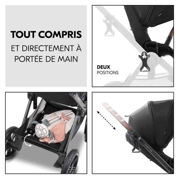 Poussette Comfort N Care - Black
