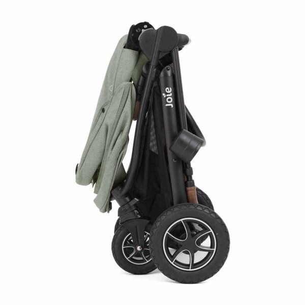 Poussette trio Versatrax + siège auto i-Snug 2 Laurel + nacelle Ramble XL Shale Vert / noir