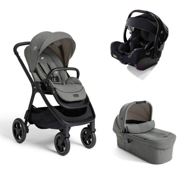 Poussette trio Finiti + siège auto i-Jemini Eclipse + nacelle Ramble XL Evergreen Vert / noir