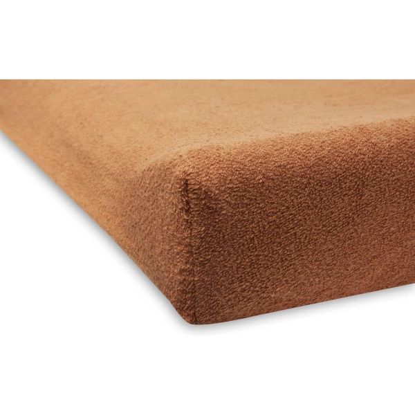 Pack matelas à langer 50 x 70 cm avec 2 housses éponge Caramel et Biscuit