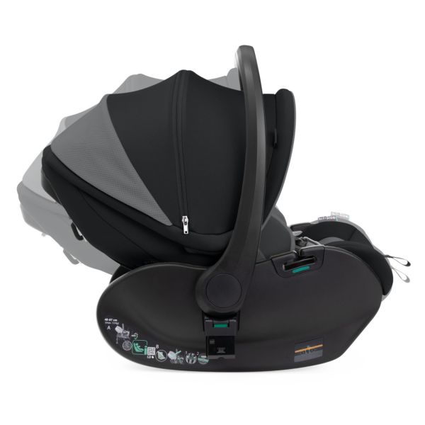 Poussette duo Seety² Cloud + Siège auto First Seat Recline i-Size black satin