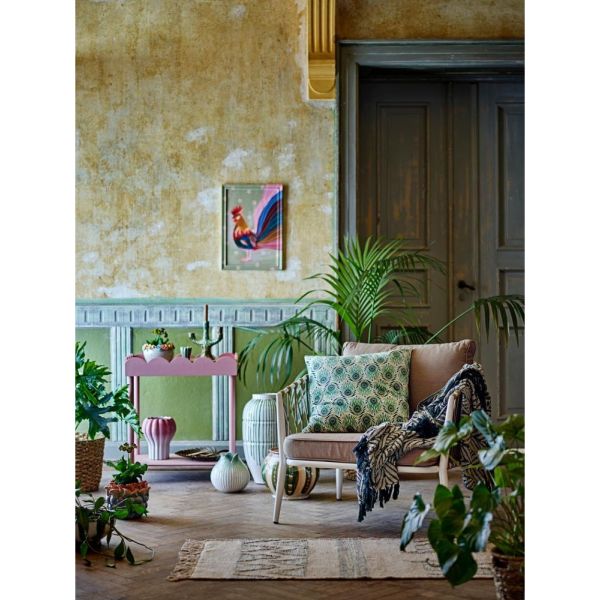 Plaid en coton Ugento Vert 160x130 cm