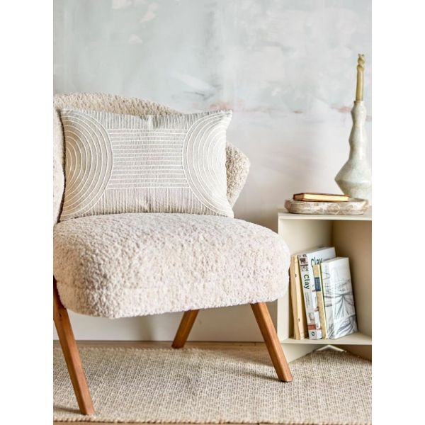 Coussin Chun rectangulaire Beige