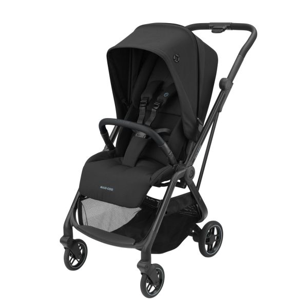 Poussette Leona Black + Siège auto Pebble 360 Essential  Black
