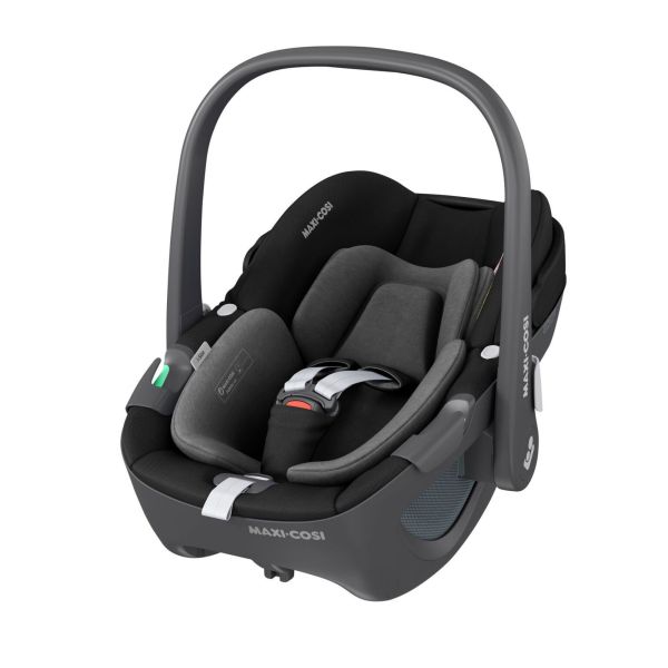 Poussette Leona Black + Siège auto Pebble 360 Essential  Black
