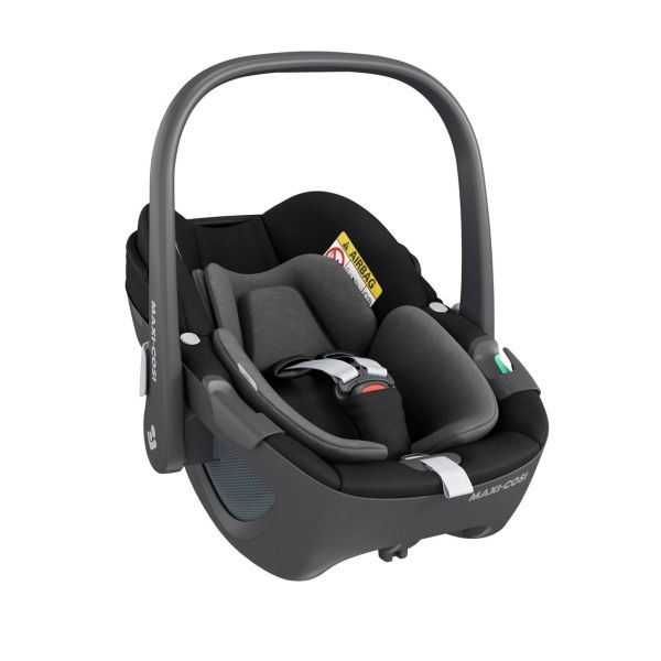 Poussette Leona Black + Siège auto Pebble 360 Essential  Black