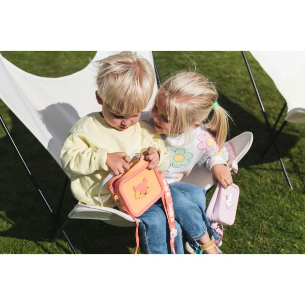 Pack Appareil Photo Zoo Friends renard avec de Sac de rangement assorti .