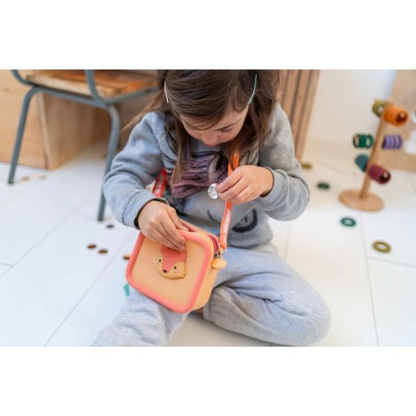 Pack Appareil Photo Zoo Friends renard avec de Sac de rangement assorti .