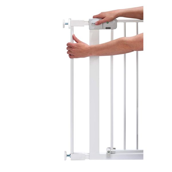Barrière enfant avec extension 7 cm Auto Close Blanc
