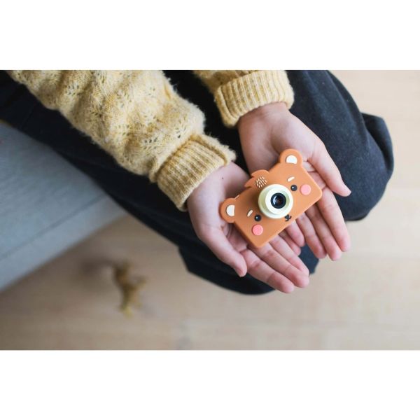 Pack Appareil Photo Zoo Friends Ours avec de Sac de rangement assorti .