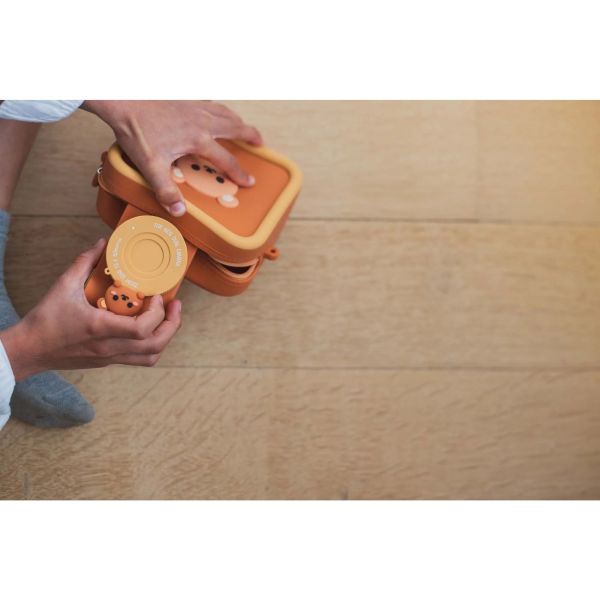 Pack Appareil Photo Zoo Friends Ours avec de Sac de rangement assorti .