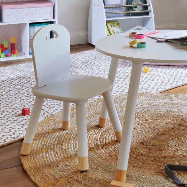 Ensemble table et chaises enfant - Douceur Blanche