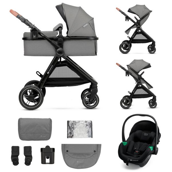 Poussette trio Esme Pro 3 en 1 Gris