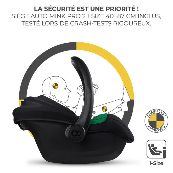 Poussette trio Esme Pro Noir