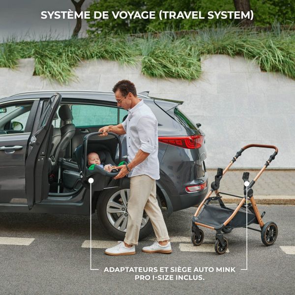 Poussette trio Esme Pro Beige