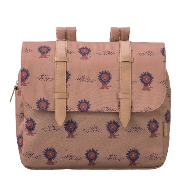 Cartable enfant et trousse assortie - Lion