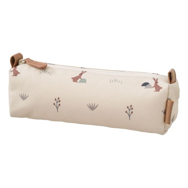 Cartable enfant et trousse assortie - Lapin beige