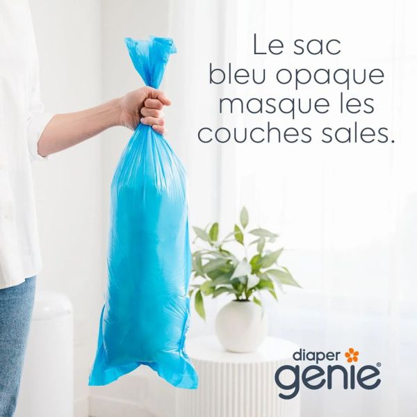 Recharge Easy roll 18 sacs compatible avec la poubelle Diaper Genie Platinum