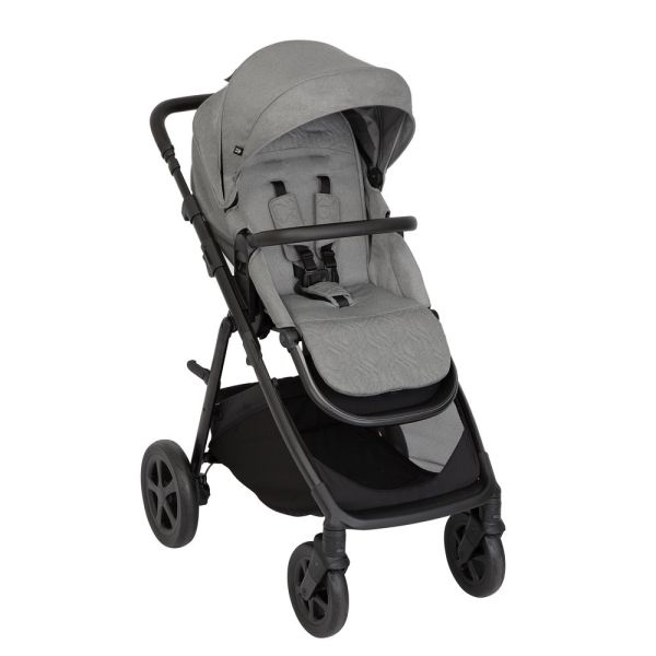 Poussette trio Near2Me DLX + siège auto SnugLite + Nacelle Ash