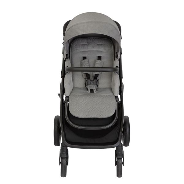 Poussette trio Near2Me DLX + siège auto SnugLite + Nacelle Ash